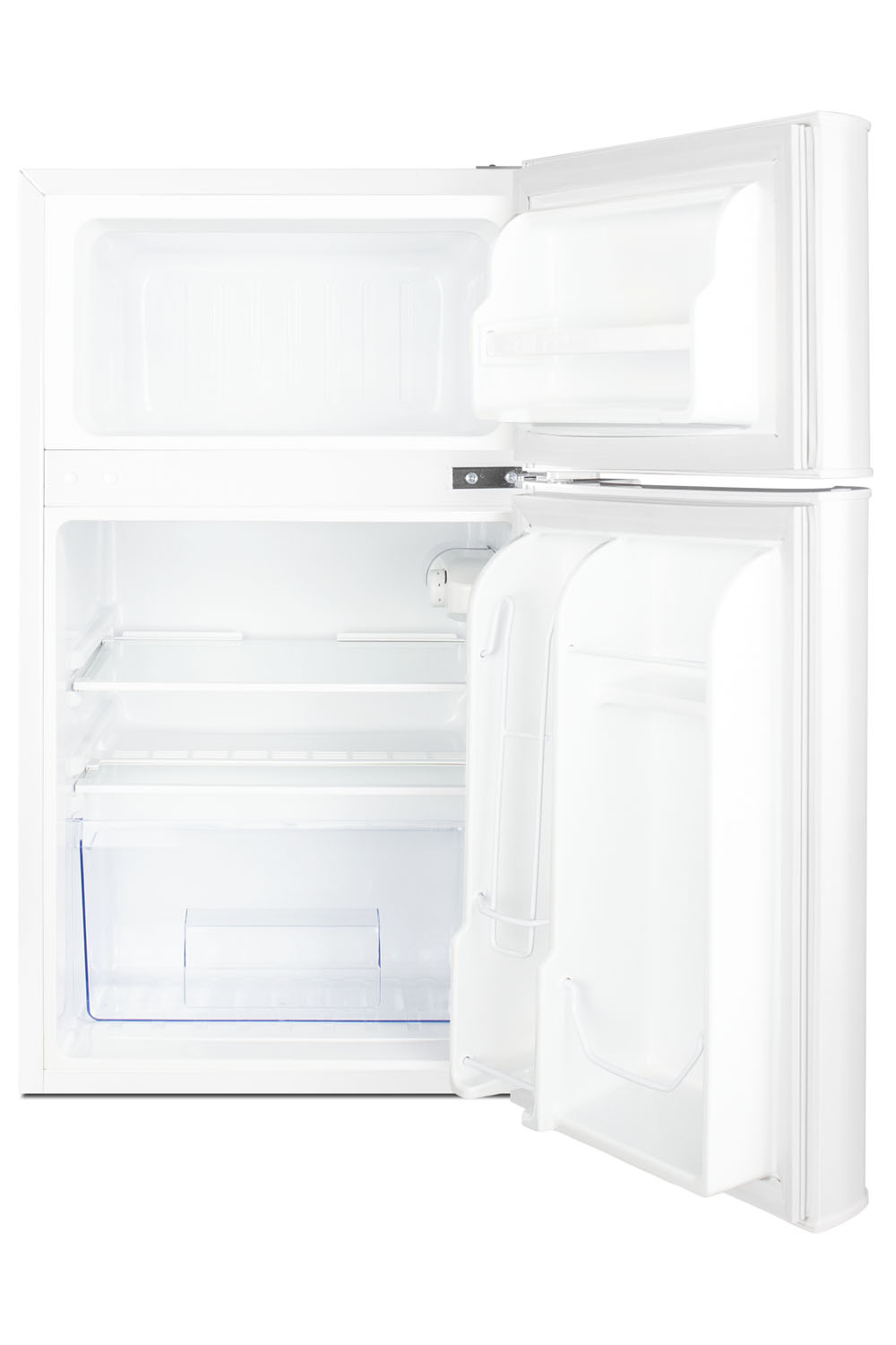 ENERGY STAR certified ADA height 2-door refrigerator-freezer in white
